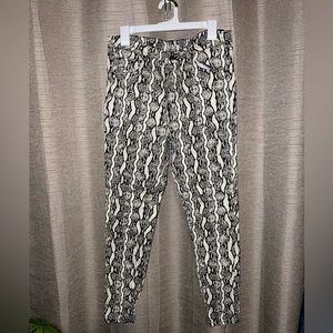 Stretchy pants/jeans.